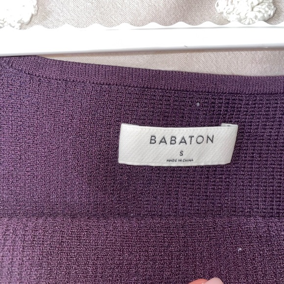 Aritzia contour top size small in maroon purple - Picture 2 of 3